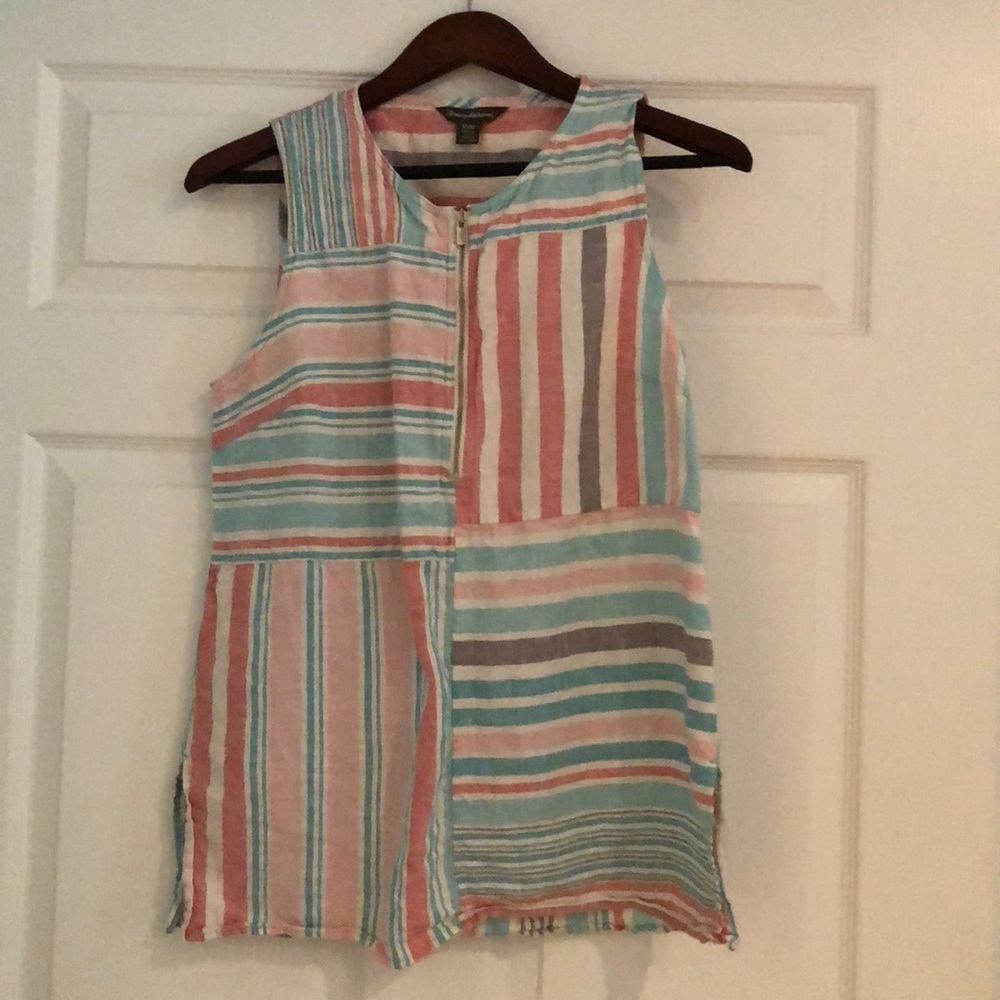Tommy Bahama zip tank top